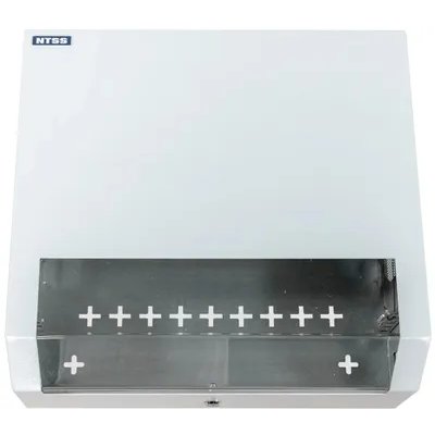 Шкаф коммутационный NTSS (NTSS-SOHO5U) настенный 5U 520x140мм пер.дв.стекл несъемн.бок.пан. 80кг белый 11кг 480мм IP20 металл