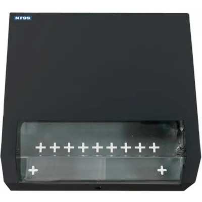 Шкаф коммутационный NTSS (NTSS-SOHO5U-BL) настенный 5U 520x140 мм пер. дв. стекл несъемн. бок. пан. 80 кг черный
