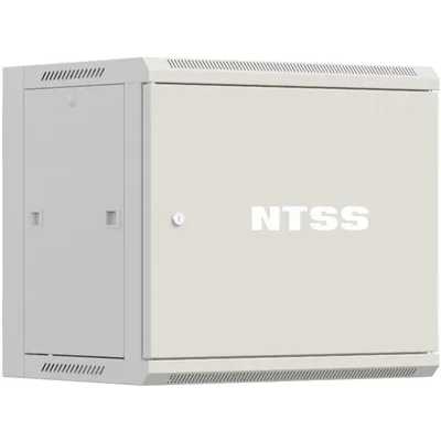 Шкаф коммутационный NTSS Премиум (NTSS-W12U6060FD) настенный 12U 570x600 мм пер. дв. металл 60 кг серый 500 мм 27 кг 220 град. 635 мм IP20 сталь