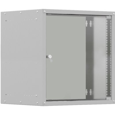 Шкаф коммутационный NTSS LIME (NTSS-WL12U5545GS) настенный 12U 550x450мм пер.дв.стекл несъемн.бок.пан. 30кг серый 110град. IP20