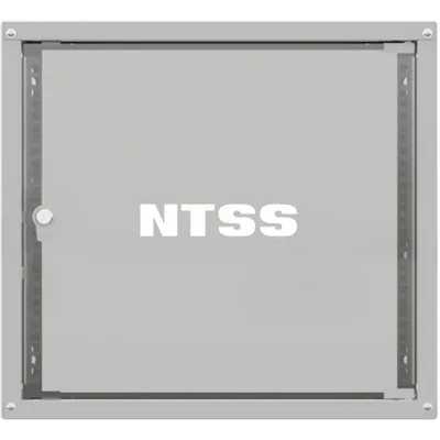Шкаф коммутационный NTSS LIME (NTSS-WL15U5545GS) настенный 15U 550x450 мм пер. дв. стекл несъемн. бок. пан. 30 кг серый