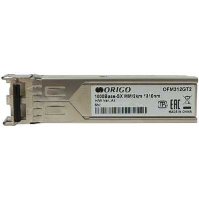 Трансивер ORIGO OFM312GT2/A1A SFP-трансивер 1000Base-SX, 1310 нм, многомод, до 2 км