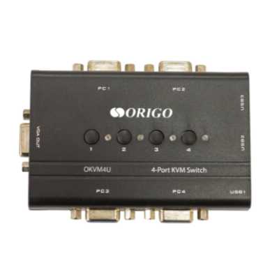 KVM-переключатель ORIGO OKVM4U/A1A, 4-портовый, с портами VGA и USB