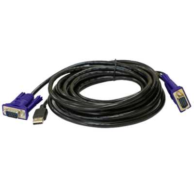 Кабель KVM ORIGO OKVMCU5/A1A с разъемами VGA и USB, 5 м