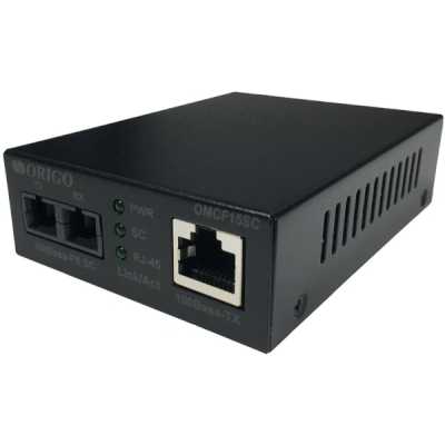 Медиаконвертер ORIGO OMCF15SC/A1A 100Base-TX/100Base-FX (SC), 1310 нм, одномод, до 15 км