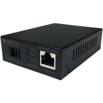 Медиаконвертер WDM, 1000Base-T / 1000Base-LX (SC), Tx:1550 нм, Rx:1310 нм, одномод, до 20 км