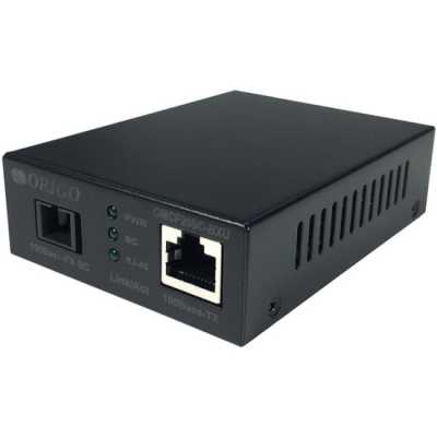 Медиаконвертер Origo WDM, 1000Base-T/1000Base-LX (SC), Tx:1310 нм, Rx:1550 нм, одномод, до 20 км