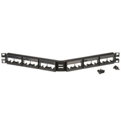 Патч-панель Panduit (CPPLA24WBLY) 19" 24 порт. наборн. угловая 1U