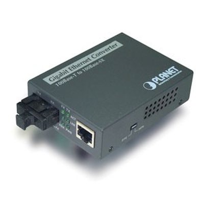 Медиаконвертер PLANET Technology FT-802 10/100Base-TX to 100Base-FX (SC) Bridge Media Converter, LFPT Supported