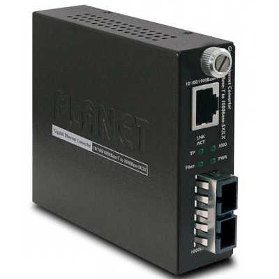 GST-802 медиа конвертер 10/100/1000Base-T to 1000Base-SX Smart Gigabit Converter