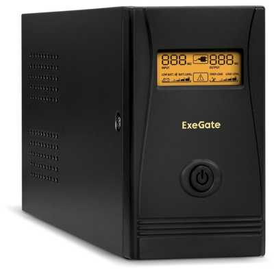 Источник бесперебойного питания ExeGate EP285579RUS SpecialPro Smart LLB-600.LCD.AVR.C13.RJ.USB 600VA/360W, LCD, AVR, 4*IEC-C13, RJ45/11, USB, черный