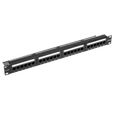 Панель коммутационная Rexant с кабельным органайзером 19", 1U, 24 порта, U/UTP, RJ-45, CAT 5e PRO