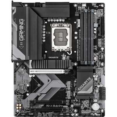 Материнская плата Gigabyte B760 GAMING X D4 GEN5, LGA1700, Intel B760, 4xDDR4, 4xSATA, 3xM.2, 1xPCIe 5.0 x16, DisplayPort, HDMI, 1x2.5Gb LAN, 6x3.5 мм, 7.1, ATX