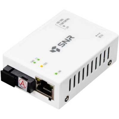 Медиаконвертер SNR 10/100/1000-Base-T/100/1000Base-FX, Tx/Rx: 1310/1550нм