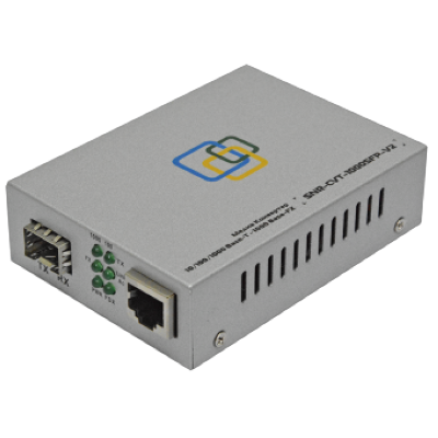 Медиаконвертер/ Медиаконвертер 10/100/1000-Base-T / 1000Base-FX с SFP-портом