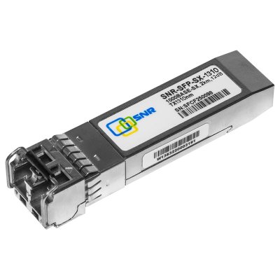 Трансивер SNR SFP 100BASE-SX, SWL, MMF, LC duplex, 850нм, up to 550м (7.5dB), analog CISCO GLC-SX-MM