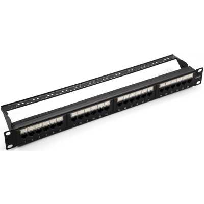 Патч-панель UTP 24хRJ-45 кат.6 1U 19дюйм SUPRLAN 10-0427