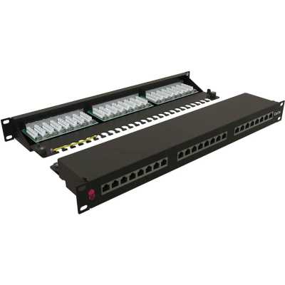 Патч-панель Sysmatrix PP 1901U.S245ES.N 19" 1U 24xRJ45 кат.5E FTP