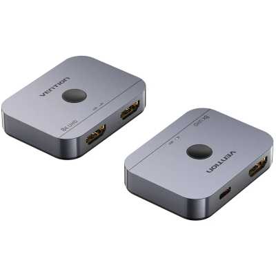 Переключатель - разветвитель Vention HDMI v2.1 двунаправленный 2x1/1x2