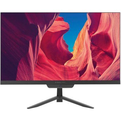 Моноблок Digma Pro Base 23.8" Full HD i3 12100 (3.3) 8Gb SSD 512Gb UHDG 730 CR Windows 11 Pro GbitEth WiFi BT 90W клавиатура мышь Cam черный 1920x1080