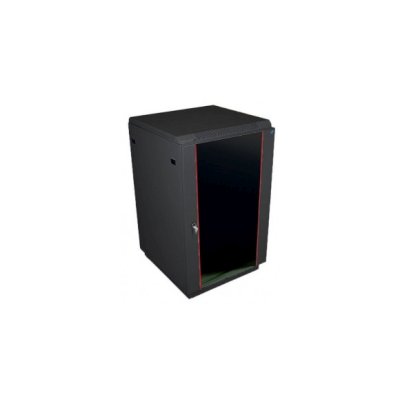 Шкаф телекоммуникационный напольный 18U (600x800) дверь стекло, черный (ШТК-М-18.6.8-1ААА-9005)