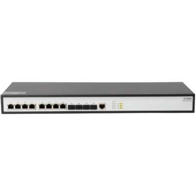 Коммутатор SNR Управляемый коммутатор уровня 2+, 8 портов 1/2.5/5/10GBASE-T, 4 порта 1/10G SFP+ встроенный БП ~220V AC