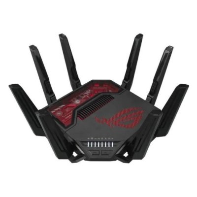 Маршрутизатор ASUS GT-BE19000, черный/красный, 90IG0850-MO9A0V