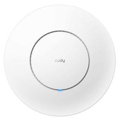 Точка доступа Wi-Fi CUDY BE3600 Wi-Fi 7 2 5G Access Point BE3600 Dual Band Ceiling Mount Wi-Fi 7 Access Point, Chipset Broadcom, 802.11be/ax/ac/a/b/g/n, 2880Mbps at 5GHz +688Mbps at 2.4GHz, 1 x 2.5G RJ45 Port, MU-MIMO, Support 12V DC or 802.3at PoE or Pas