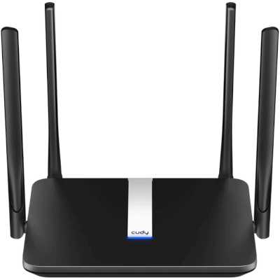 Роутер беспроводной Cudy LT500 AC1200 10/100BASE-TX/4G cat.4 черный