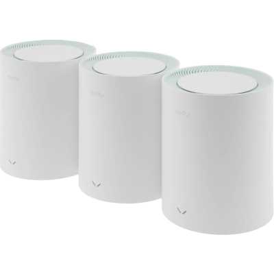 Бесшовный Mesh роутер Cudy M1300 (M1300 3-PACK) AC1200 10/100/1000BASE-TX/Wi-Fi белый (упак.:3шт)