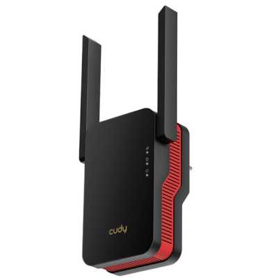 Повторитель беспроводного сигнала Cudy RE3000 AX3000 Wi-Fi черный
