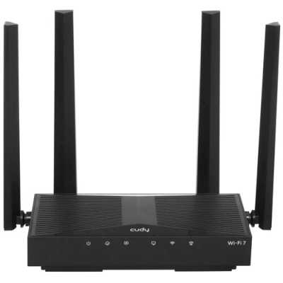 Роутер беспроводной Cudy WR3600 BE3600 10/100/1000BASE-TX черный