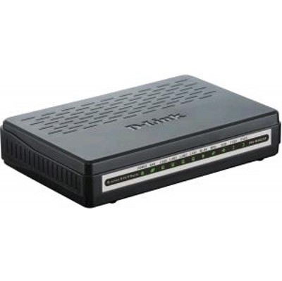 Маршрутизатор беспроводной D-Link DVG-N5402SP/1S/C1A 10/100BASE-TX черный
