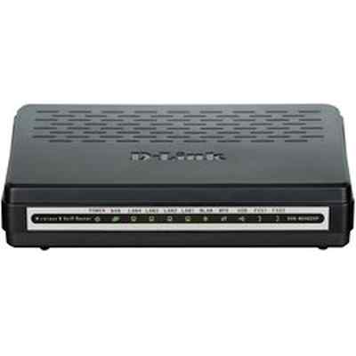 Маршрутизатор/ DVG-N5402SP/2S1U N300 Wi-Fi Router, 100Base-TX WAN, 4x100Base-TX LAN, 2x5dBi internal antennas, 2xFXS+USB ports, 3G/LTE support