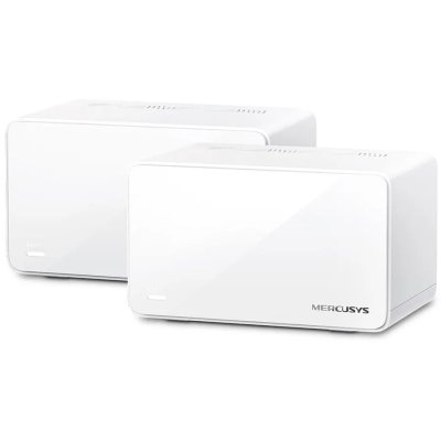 Домашняя Mesh Wi‑Fi система AX6000 Whole Home Mesh Wi-Fi 6 SystemSPEED: 1148 Mbps at 2.4 GHz + 4804 Mbps at 5 GHzSPEC: Internal Antennas, 1× 2.5 Gbps Port (WAN/LAN auto-sensing), 2× Gigabit Ports (WAN/LAN auto-sensing), 1024-QAM, OFDMA, HE160FEATURE: MERC