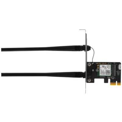Сетевой адаптер Wi-Fi + Bluetooth Mercusys MA80XE AX3000 PCI Express (ант.внеш.несъем.) 2ант.