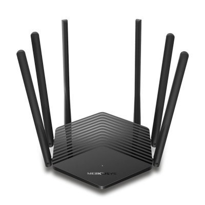 Роутер Mercusys AC1900 Wireless AC Gigabit Router, 600 Mbps at 2.4 GHz + 1300 Mbps at 5 GHz, 6×5dBi Fixed External Antennas with Beamforming, 2× G LAN Ports, 1× G WAN Port, Access Point Mode, 3X3 MU-MIMO, Parental Controls, Guest Network, Smart Connect