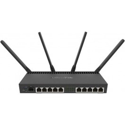 Маршрутизатор MIKROTIK RB4011iGS+5HacQ2HnD-IN 10x10/100/1000 LAN, 1 SFP+, 2,4Ghz/5Ghz, 802.11a/b/g/n/ac