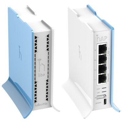 Сетевое оборудование Mikrotik RB941-2nD-TC Беспроводной маршрутизатор MikroTik RouterBOARD hAP lite