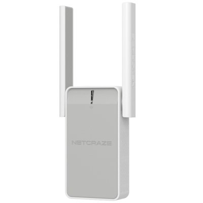 Wi-Fi Mesh-ретранслятор Netcraze Buddy 5 Mesh-ретранслятор Wi-Fi AC1200 2,4 ГГц/ 5 ГГц, 1x100 Мбит/с Ethernet