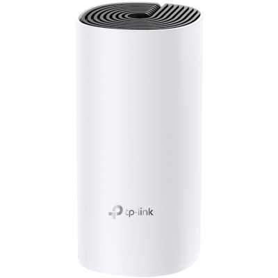 Домашняя Mesh TP-Link Wi-Fi система Deco M4 (1-Pack), 1167 Мбит/с (5 ГГц: до 867 Мбит/с + 2,4 ГГц: до 300 Мбит/с), 2 порта 1000 Мбит/с, 2 встроенные антенны на каждом модуле Deco