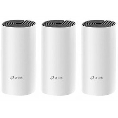 Бесшовный Mesh роутер TP-Link Deco M4 (DECO M4(3-PACK)) AC1200 10/100/1000BASE-TX (упак.:3шт)