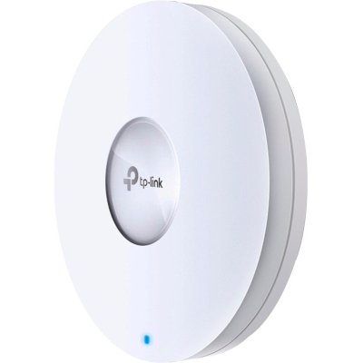 Точка доступа TP-Link 11AX dual-band ceiling access point, up to 1200 Mbit/s at 5 GHz and up to 574 Mbit/s at 2.4 GHz, 1 10/100/1000Mbps LAN port, support PoE 802.3at standard, support BSS coloring, Seamless Roaming, Mesh, Band Steering, Airtime Fairness,