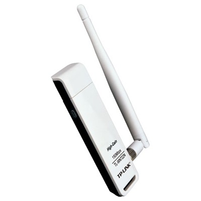 Адаптер TP-Link SOHO TL-WN722N 150Mbps High Gain Wireless N USB Adapter with Cradle, 1T1R, 2.4GHz, 802.11n/g/b, 1 detachable antenna