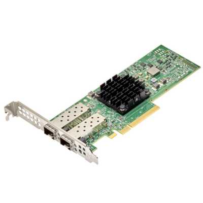 Сетевой контроллер NetXtreme P210p BCM957412A4120AC 10Gb Dual Port SFP PCI-E LP SGL (BCM957412A4120AC) SGL NX-E Dual-Port 10GbE SFP+ Ethernet Adapter