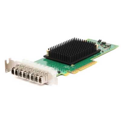 Сетевой адаптер Emulex LPe31004-M6 Gen 6 (16GFC), 4-port, 16Gb/s, PCIe Gen3, Upgradable to 32GFC