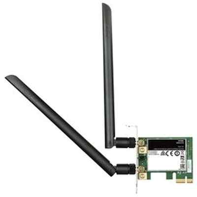 Сетевой адаптер WiFi D-Link DWA-582/RU/10/B1A DWA-582 PCI Express (ант.внеш.съем) 2ант. (упаковка 10 шт)