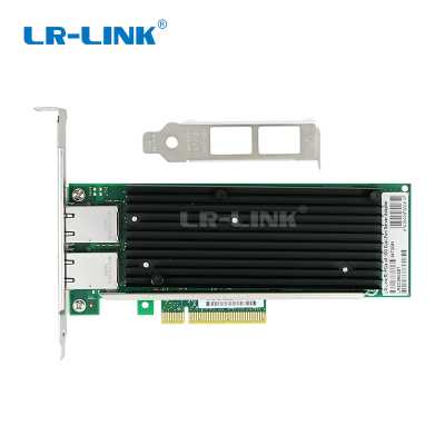Сетевая карта LR-Link 2 порта 10/100/1000/10G Base-T на чипе Intel X540, LREC9802BT