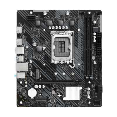 Материнская плата ASRock H610M-H2/M.2, LGA 1700, Intel H610, 2xDDR4, 4xSATA, 1xM.2, 1xPCIe 4.0 x16, 1xPCIe 3.0 x1, 2xHDMI, 1x1Gb LAN, 4xUSB-A 3.2 Gen 1, 2xUSB-A 2.0, 7.1, Micro ATX