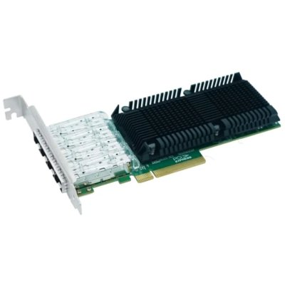 Сетевая карта LRES1027PF-4SFP28 PCIe v4.0 x8 4*SFP28 10/25G NIC Card (303851)